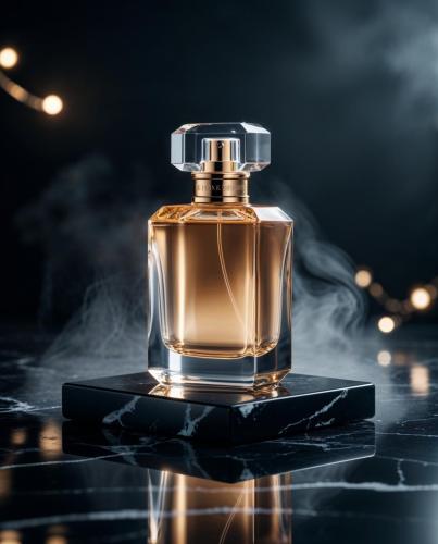 A highend luxury perfume bottle placed on 0 946912b4-d8cd-4ff2-83a9-162ad1fead79