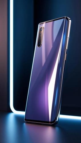 A premium smartphone displayed in a sleek 0 8fce6354-4b55-48cf-b0c0-8f157f50c489