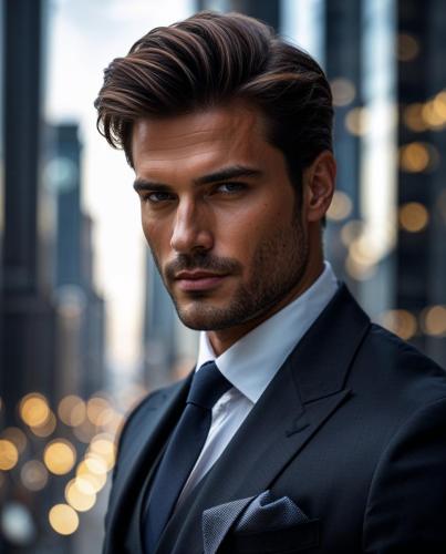 A striking closeup portrait of a confident 0 4ff1802c-8689-4a1d-b770-717c6f72d982