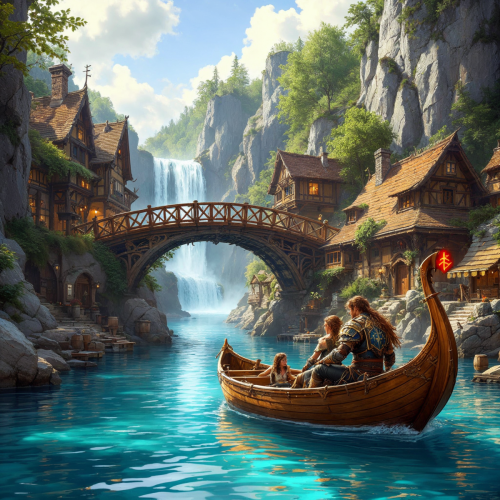 a-serene-and-picturesque-medievalstyle-village-bui  16726